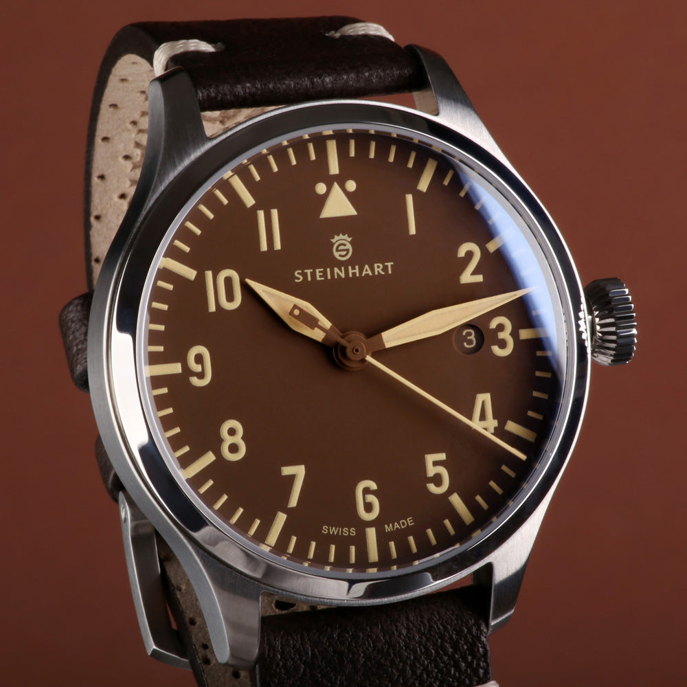 Nav B-Uhr 42 Brown A-Type special "OLKO edition" only here available !!!