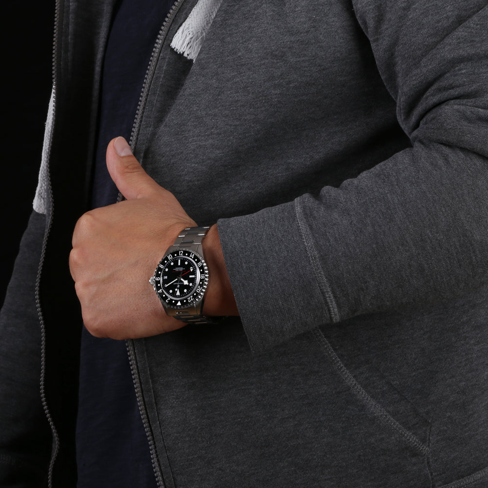 Ocean 3 GMT Black ceramic