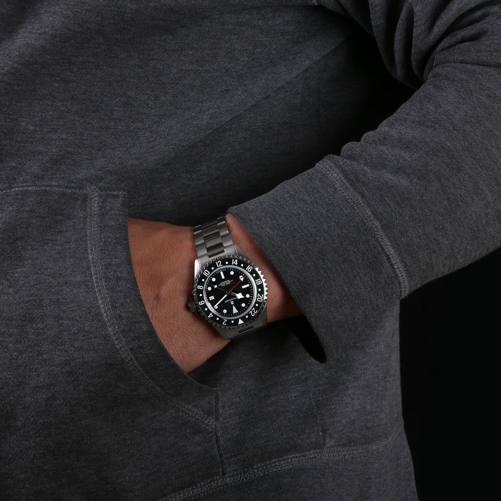 Ocean 3 GMT Black ceramic