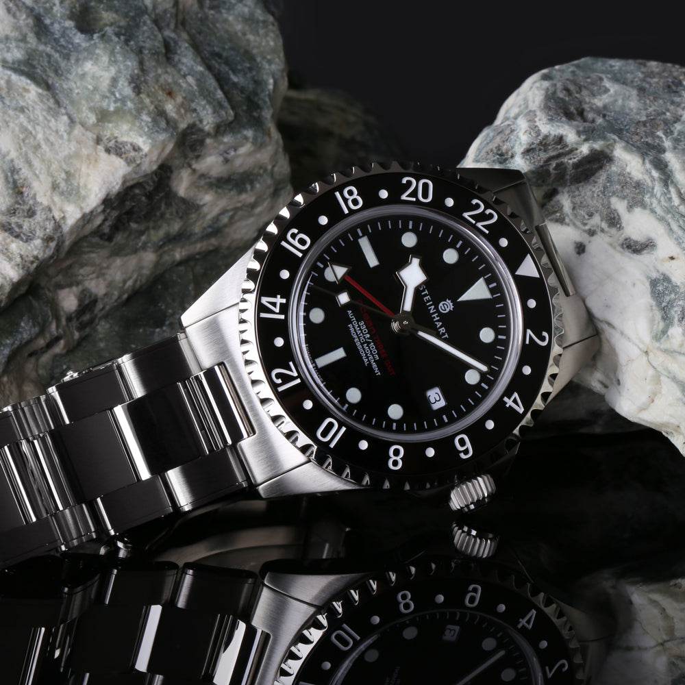 Ocean 3 GMT Black ceramic