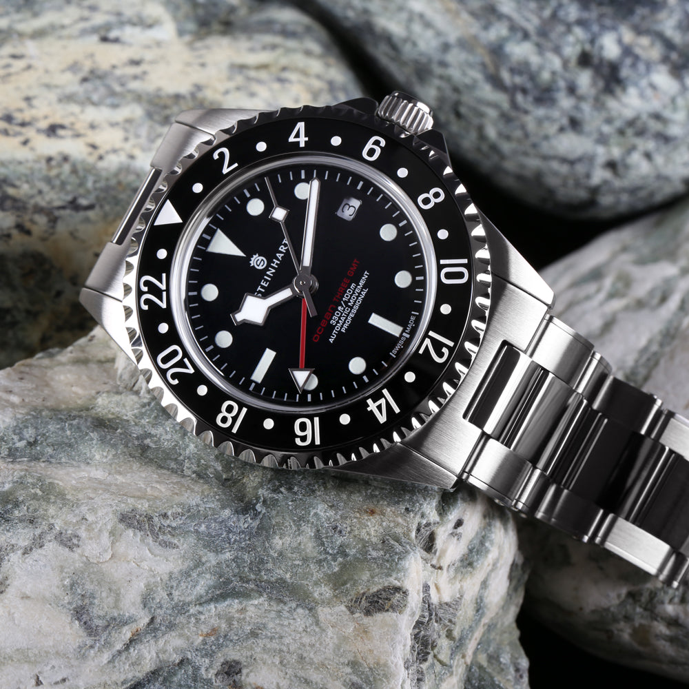 Ocean 3 GMT Black ceramic