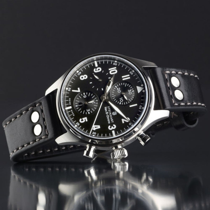 NAV.B-CHRONO 42 CLASSIC A-TYPE BLACK
