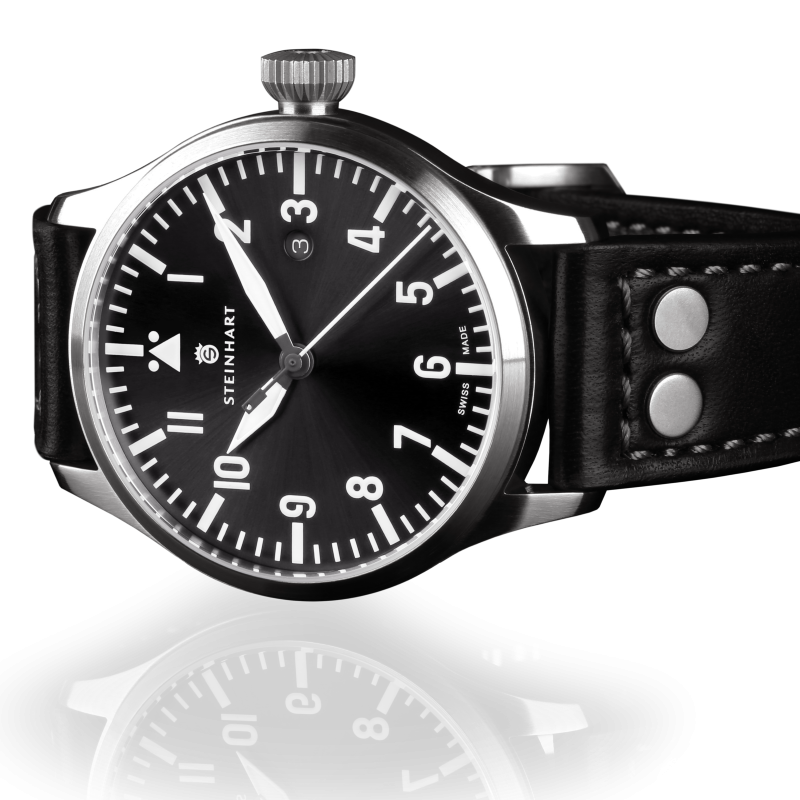 Nav B-Uhr 44 date gray