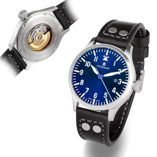 Nav B-Uhr 44 date blue