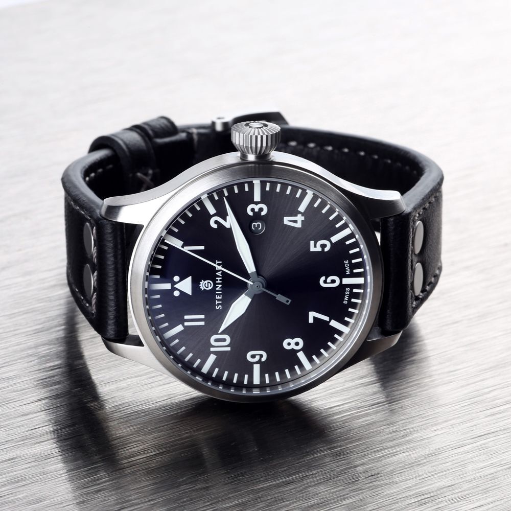Nav B-Uhr 44 date gray