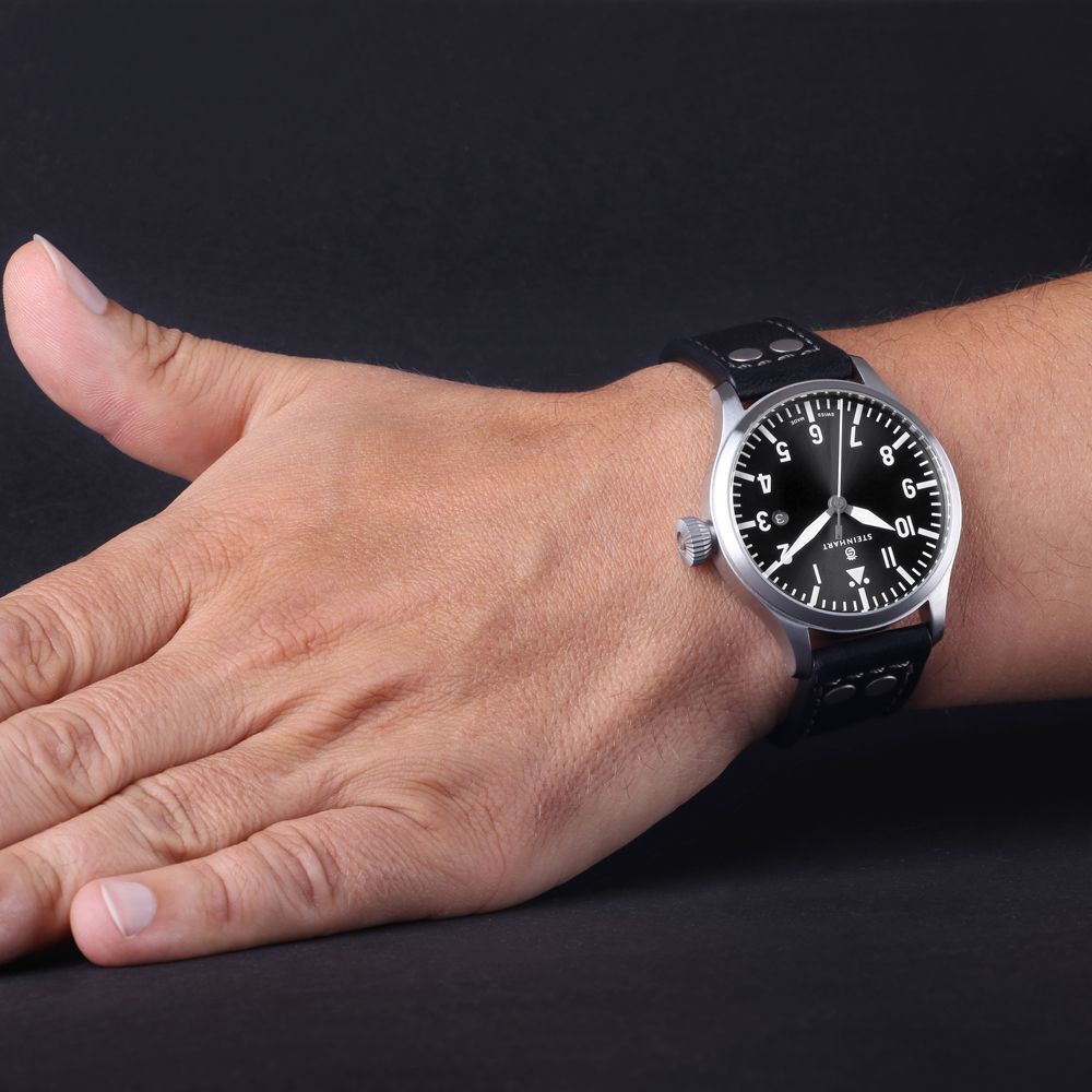 Nav B-Uhr 44 date gray