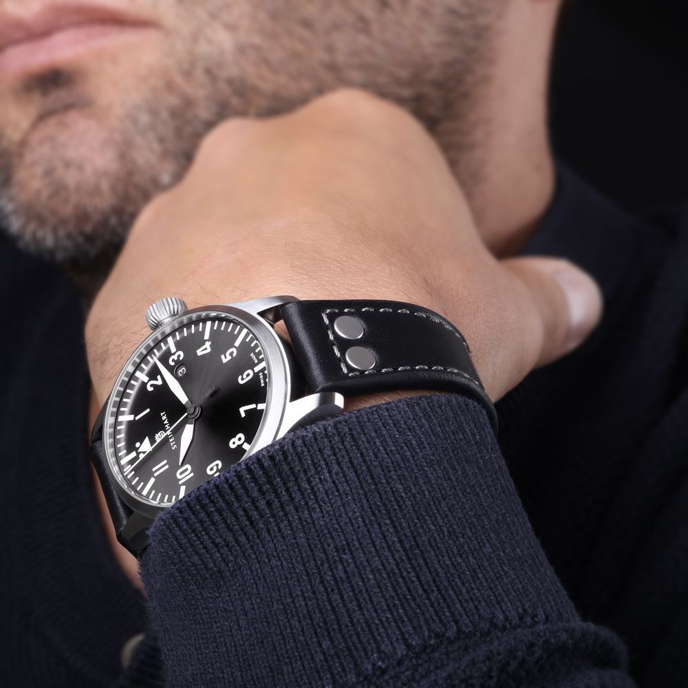 Nav B-Uhr 44 date gray