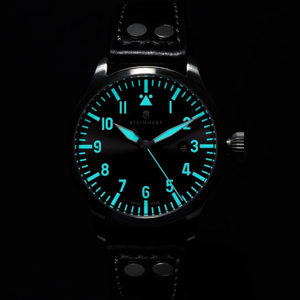 Nav B-Uhr 44 date gray