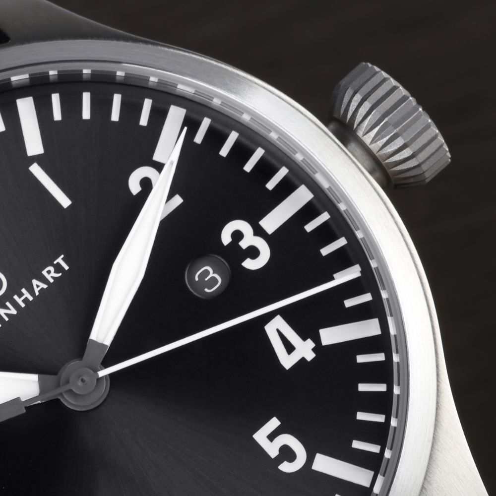 Nav B-Uhr 44 date gray