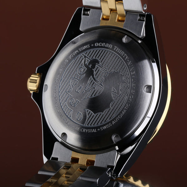 Ocean 39 GMT.2 two-tone CHOCOLATE Diver Watch