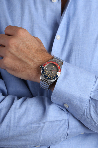 Ocean 39 vintage GMT Premium blue red Ceramik special OLKO edition "exclusively only here available"