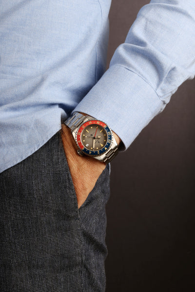 Ocean 39 vintage GMT Premium blue red Ceramik special OLKO edition "exclusively only here available"