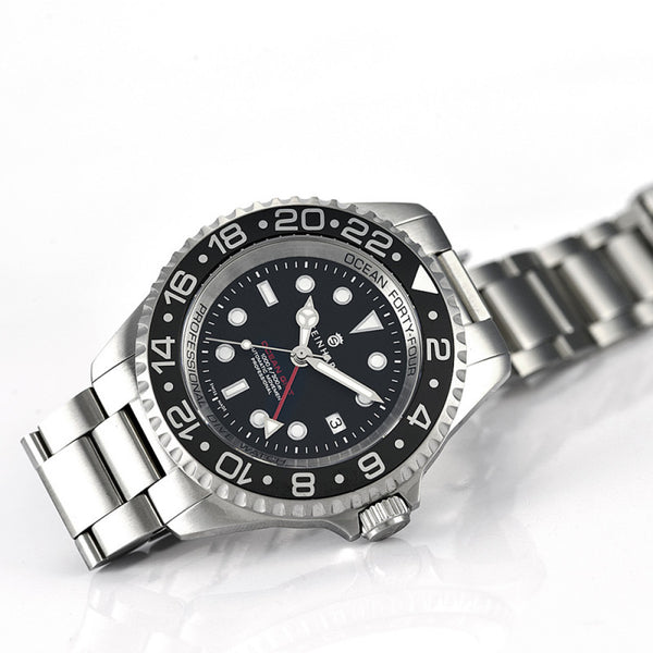 OCEAN Forty-Four GMT BLACK Keramik