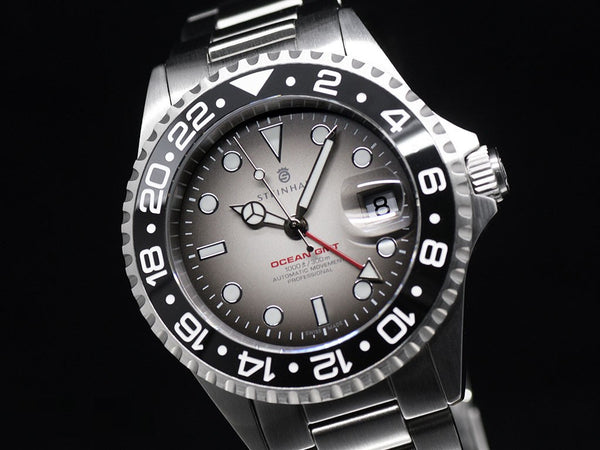 OCEAN 1 GMT PREMIUM BLACK CERAMIC - LIMITED exclusively only here available