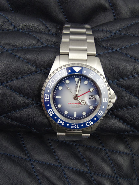 OCEAN 1 GMT PREMIUM BLUE CERAMIC - LIMITED exclusively only here available