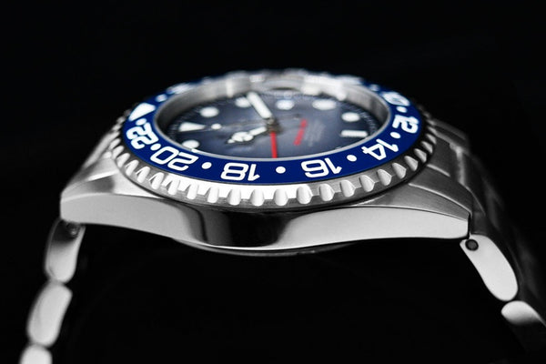 OCEAN 1 GMT PREMIUM BLUE CERAMIC - LIMITED exclusively only here available