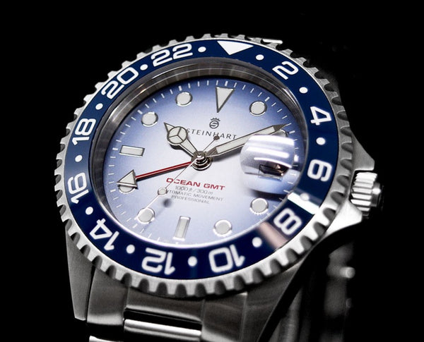 OCEAN 1 GMT PREMIUM BLUE CERAMIC - LIMITED exclusively only here available