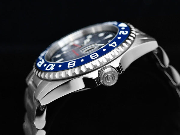OCEAN 1 GMT PREMIUM BLUE CERAMIC - LIMITED exclusively only here available