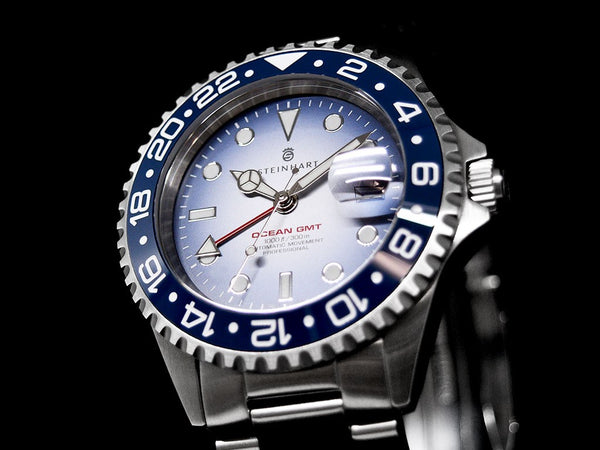 OCEAN 1 GMT PREMIUM BLUE CERAMIC - LIMITED exclusively only here available