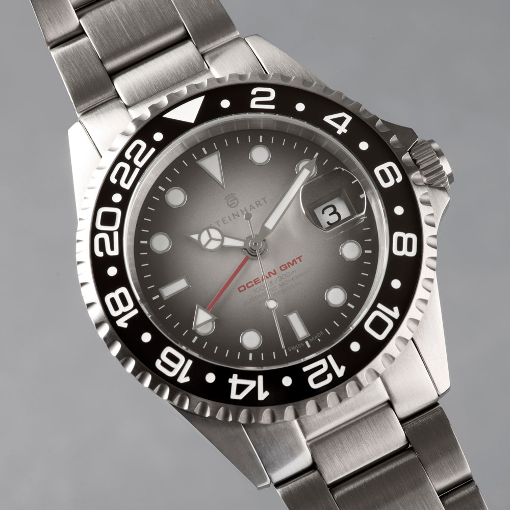 OCEAN 1 GMT PREMIUM BLACK CERAMIC - LIMITED exclusively only here available