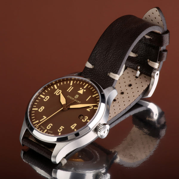 Nav B-Uhr 42 Brown A-Type special "OLKO edition" only here available !!!