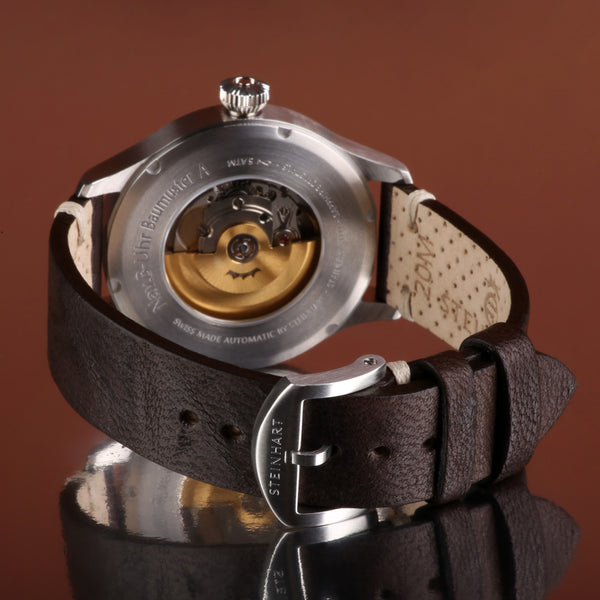 Nav B-Uhr 42 Brown A-Type special "OLKO edition" only here available !!!