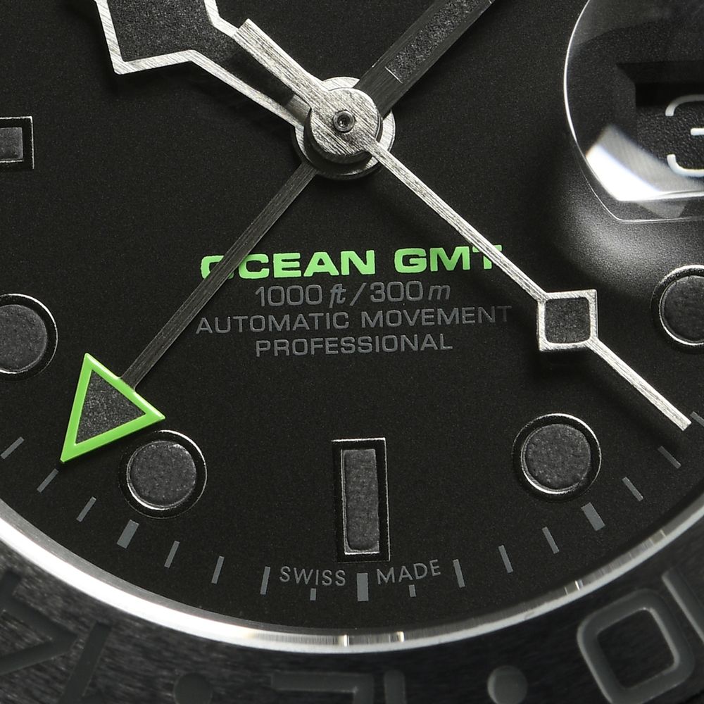 OCEAN One GMT Phantom green