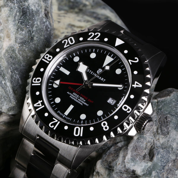 Ocean 3 GMT Black ceramic