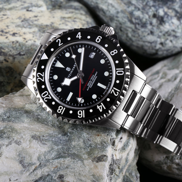 Ocean 3 GMT Black ceramic