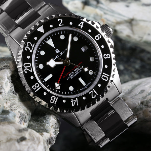Ocean 3 GMT Black ceramic