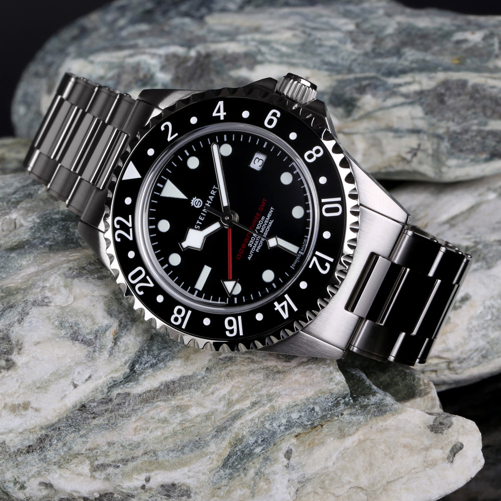 Olko Ocean 3 GMT Black ceramic – www.olko-watches.com