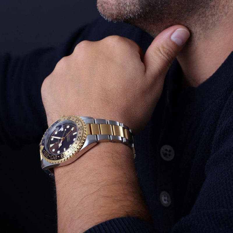 Ocean One 42 GMT two- tone CHOCOLATE
