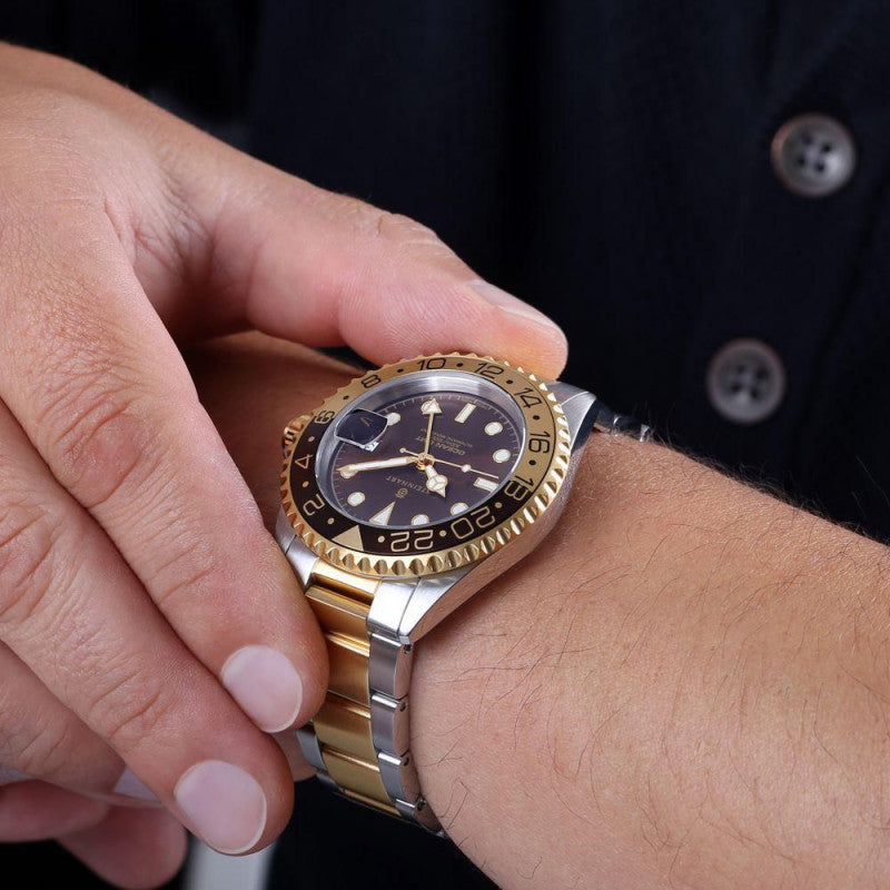 Ocean One 42 GMT two- tone CHOCOLATE