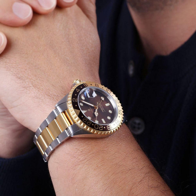 Ocean One 42 GMT two- tone CHOCOLATE