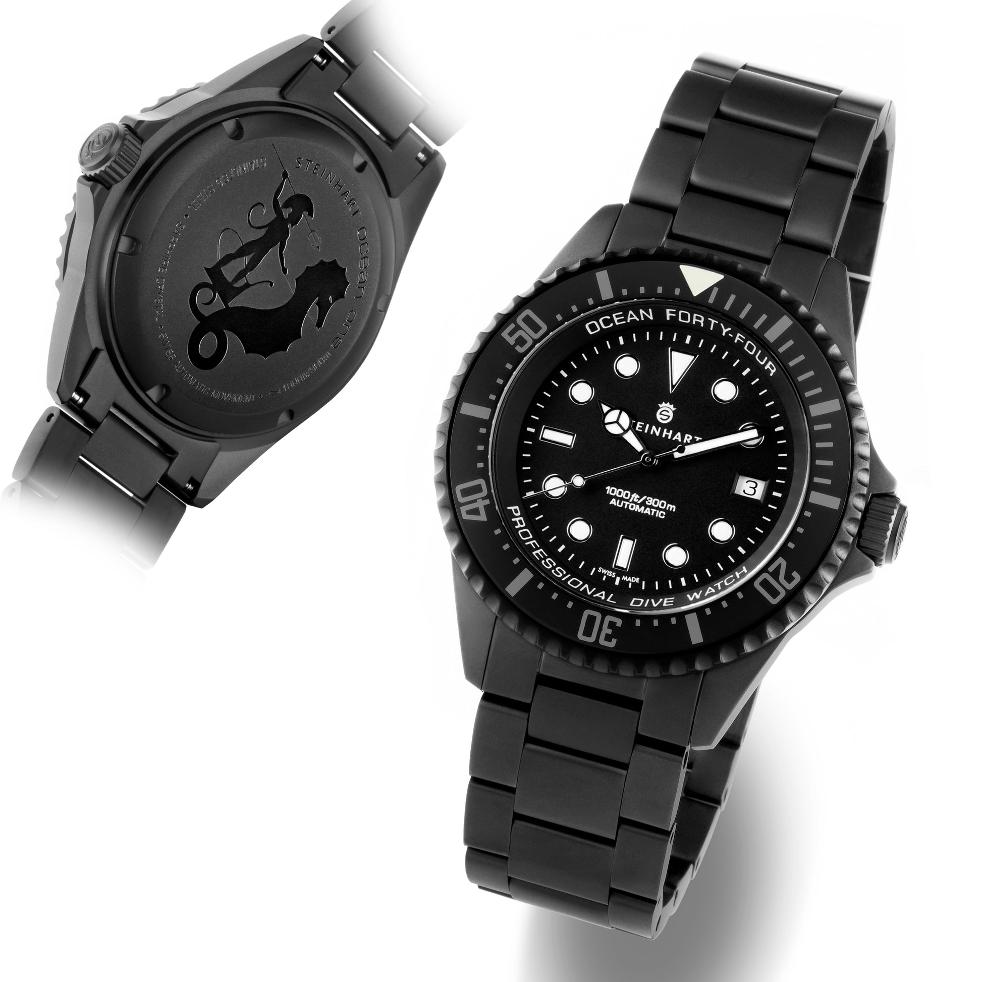 Steinhart Super Steinhart 44 Ocean Steinhart Ocean GMT Blue-Grey