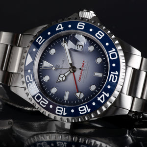 OCEAN 1 GMT PREMIUM BLUE CERAMIC - LIMITED exclusively only here available