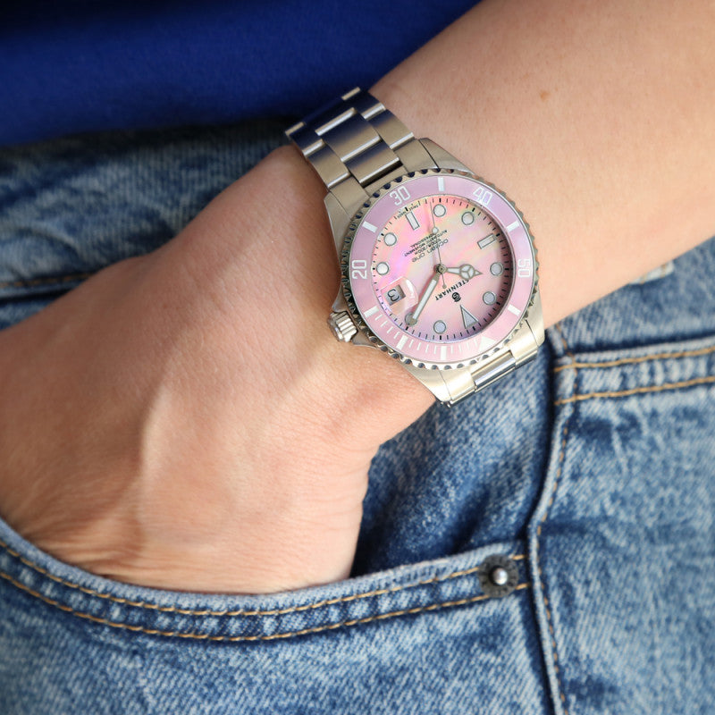 Ocean 39 PINK Ceramic Diver Watch