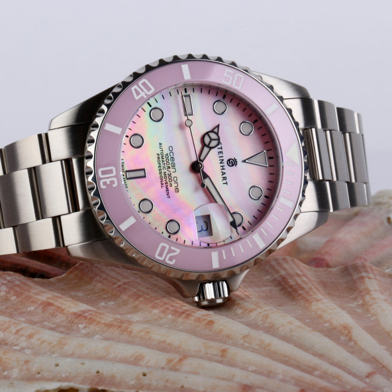 Ocean 39 PINK Ceramic Diver Watch