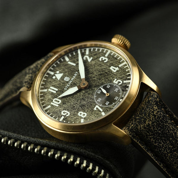 Nav. B-Uhr 42 Handaufzug Bronze black
